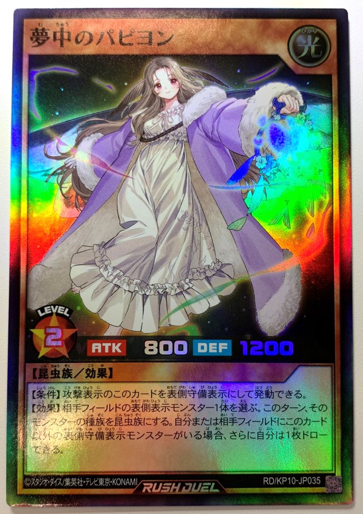 🪐実物カード紹介🪐 //／／ ◤ 夢中のパピヨン ◢ 収録❗️ +-+-+-+-+