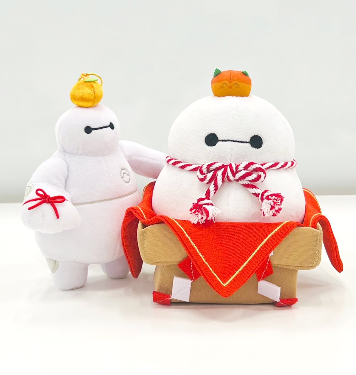 🤍NEW YEAR Baymax 2024🤍 #ベイマックス のぬいぐるみが登場✨ 頭に橙