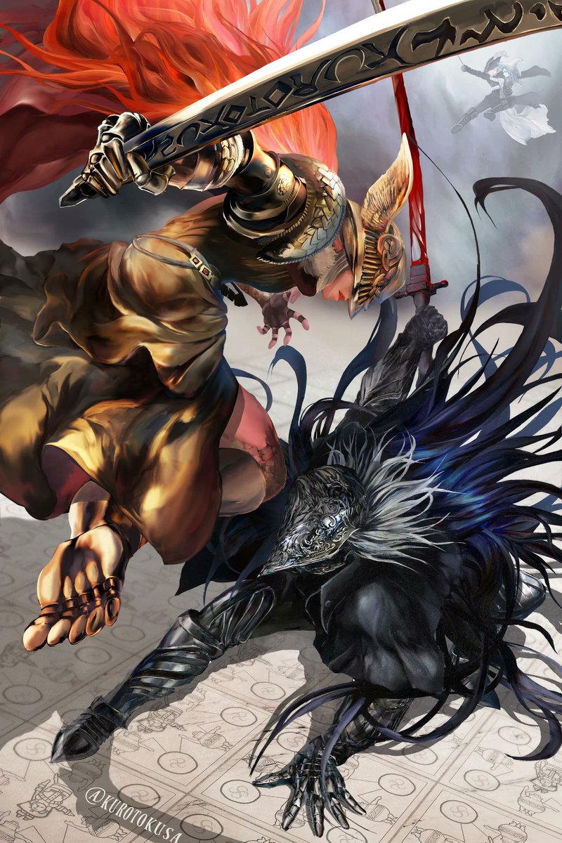 マレニアvsカインの流血鴉 Malenia vs Bloody Crow of Cainhurst