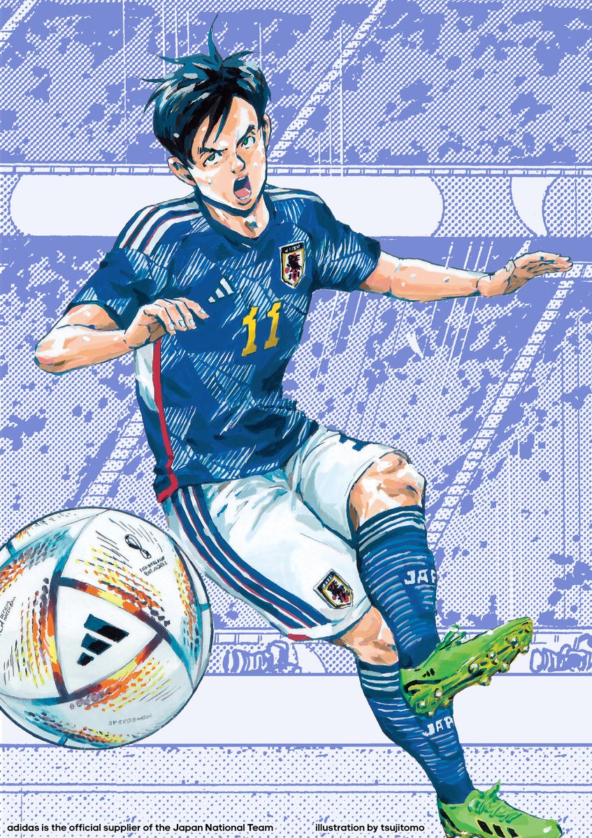 アディダス #サッカー日本代表 新ユニフォームが、明日のアメリカ戦で