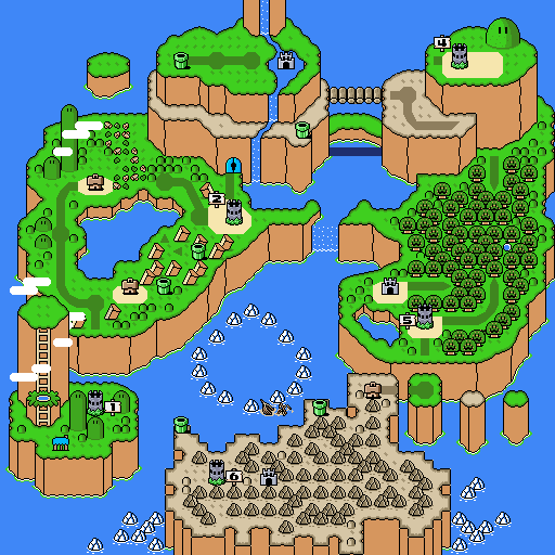 マリオ豆知識 ·恐竜ランドは、スーパーマリオワールドの舞台となる島