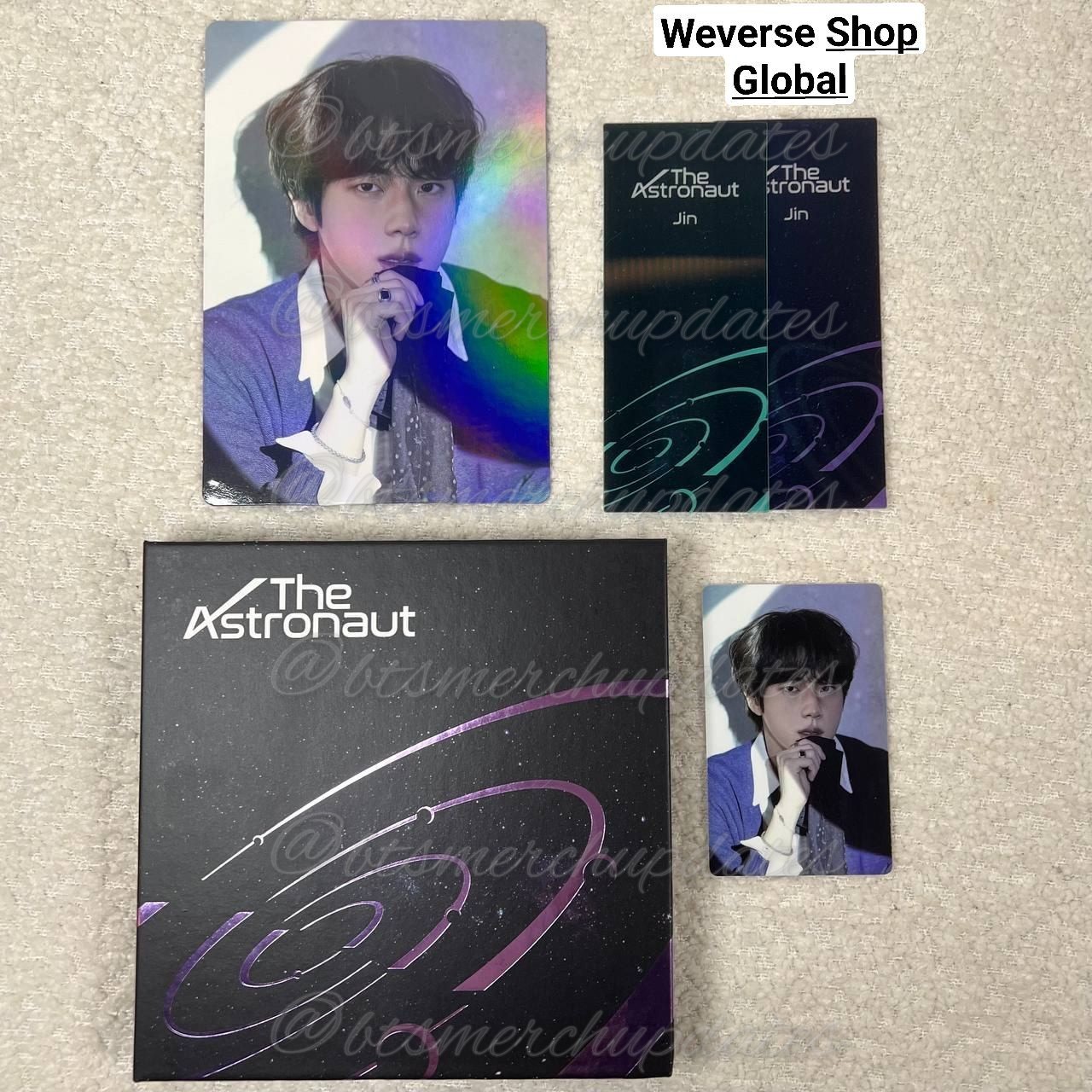 BTS The Astronaut JPOS 当選 ラキドロ JIN トレカ BTS The Astronaut