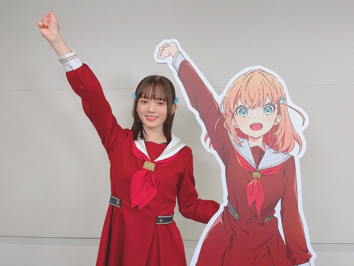 with花帆ちゃん🐰 一緒に頑張ろうね！ #蓮ノ空お披露目