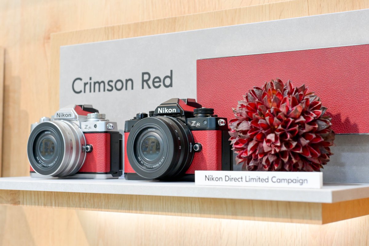 ニコンダイレクト 限定色📸 #Zfc クリムゾンレッド 展示中