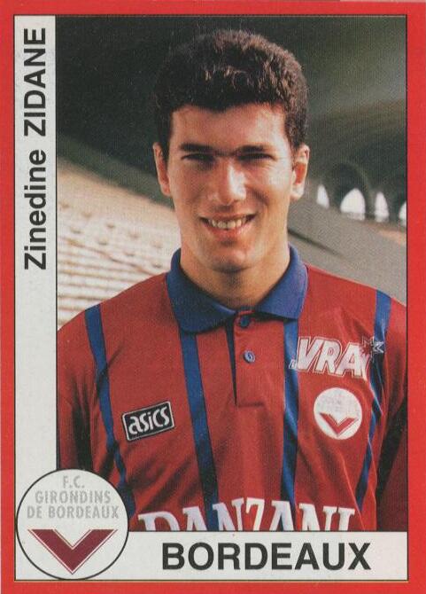 Zinedine ZIDANE - Bordeaux 1994-95