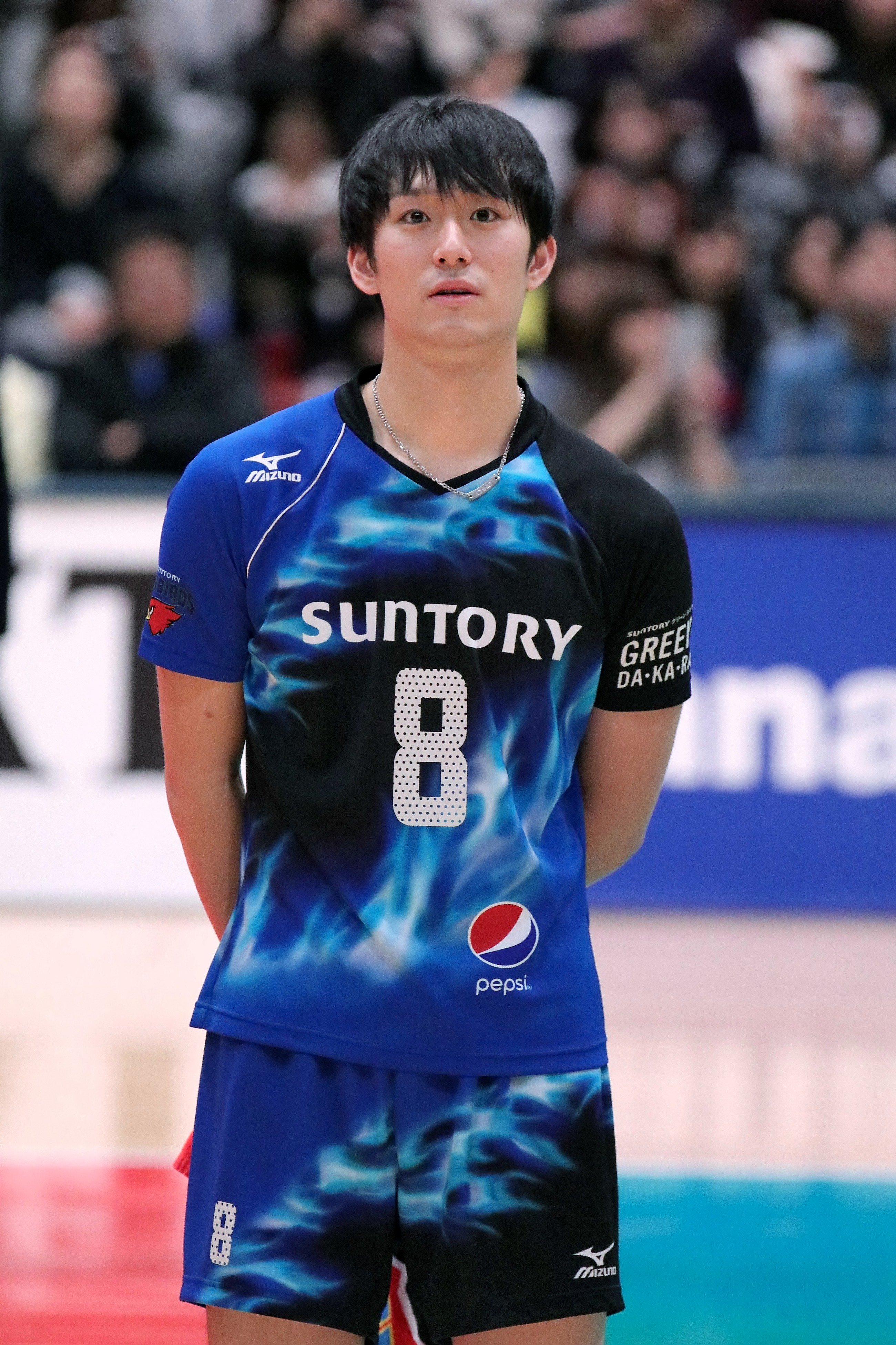 サントリーサンバーズ 柳田将洋 オーセンティック ユニフォーム 8番