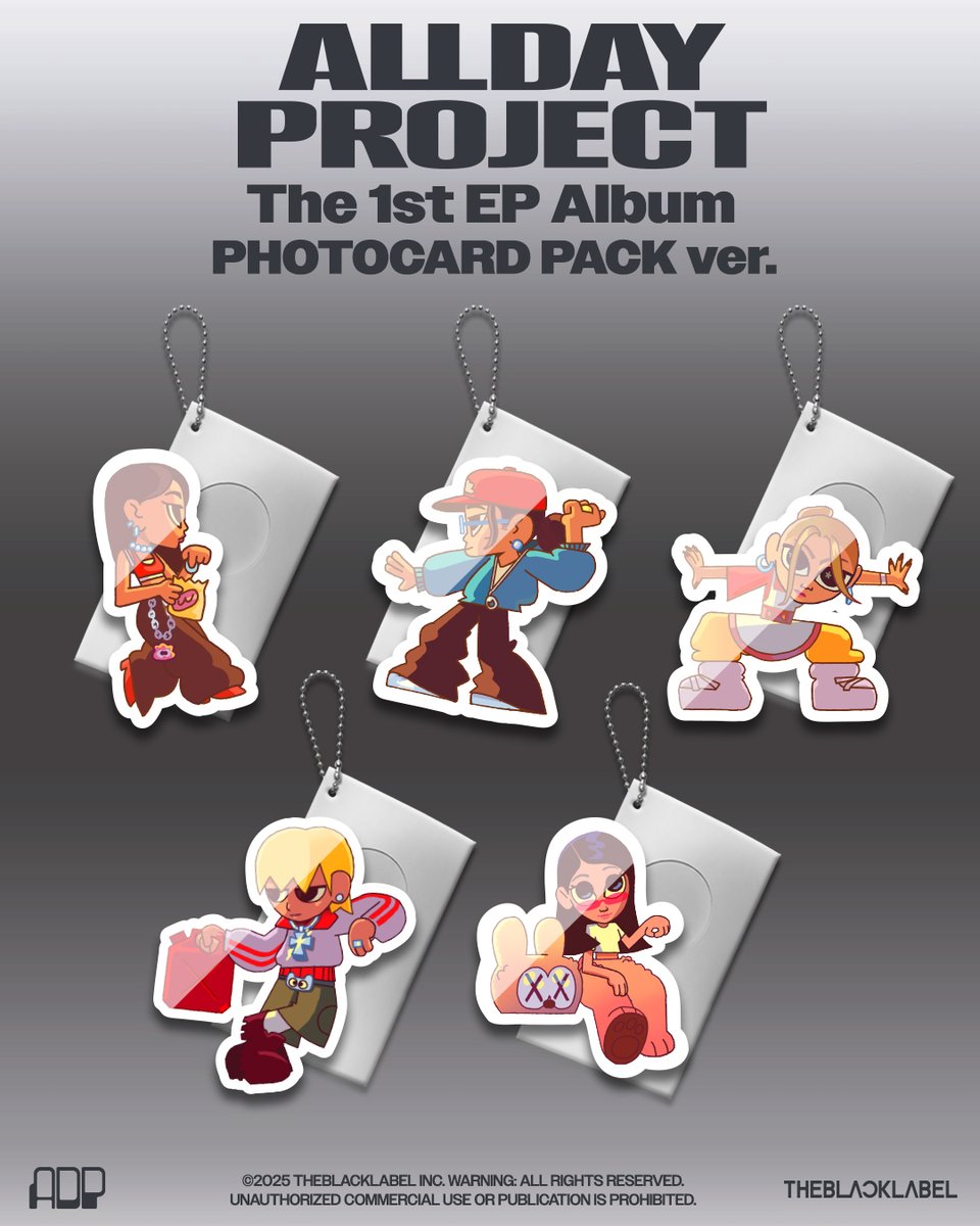 The 1st EP Album 'ALLDAY PROJECT' PRE-ORDER - PHOTOCARD PACK ver