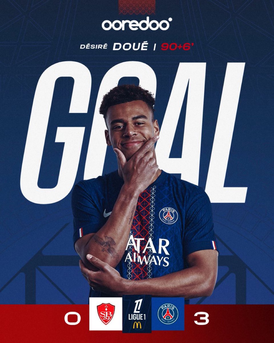 ⏱️ 90+6' I Désiré DOUÉÉÉ 💪 #SB29PSG I #Ligue1