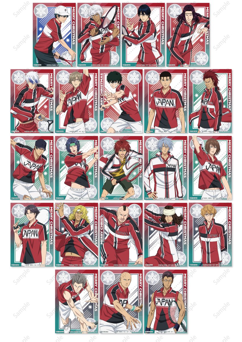 新商品情報】 プリロールより『新テニスの王子様』クリスマスケーキ