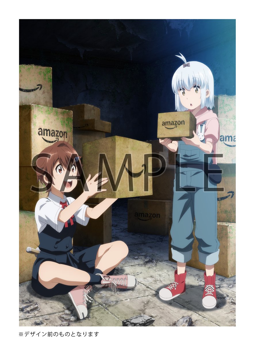 🏍・・・・・・・・・💨 #終末ツーリング 店舗購入特典イラスト公開