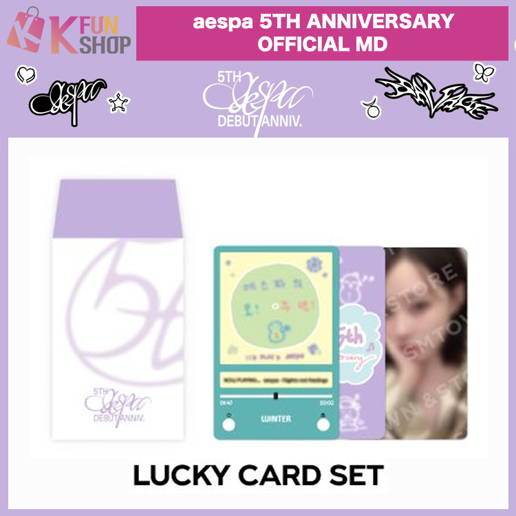 ✨新商品のお知らせ✨ #aespa 5TH ANNIVERSARY MDが販売開始‼️ 5周年