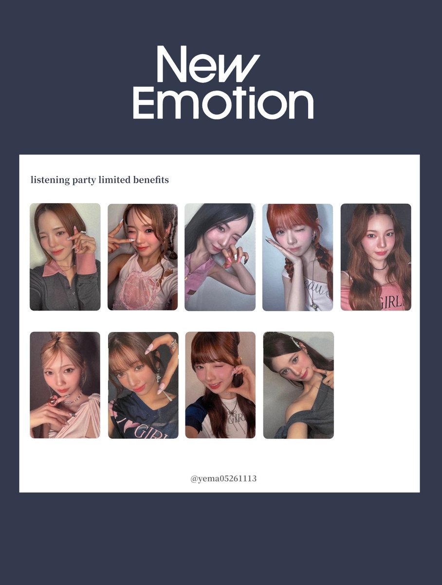 ✦ 🩵NiziU 3rd Album 『𝑁𝑒𝑤 𝐸𝑚𝑜𝑡𝑖𝑜𝑛』リスニングパーティー