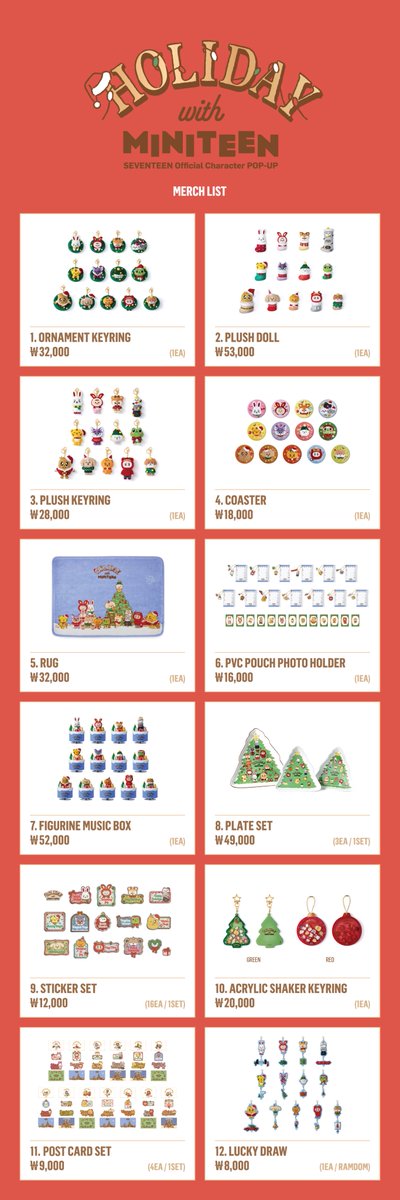 SEVENTEEN HOLIDAY with MINITEEN POPUP MD🔔 ミニティーンの