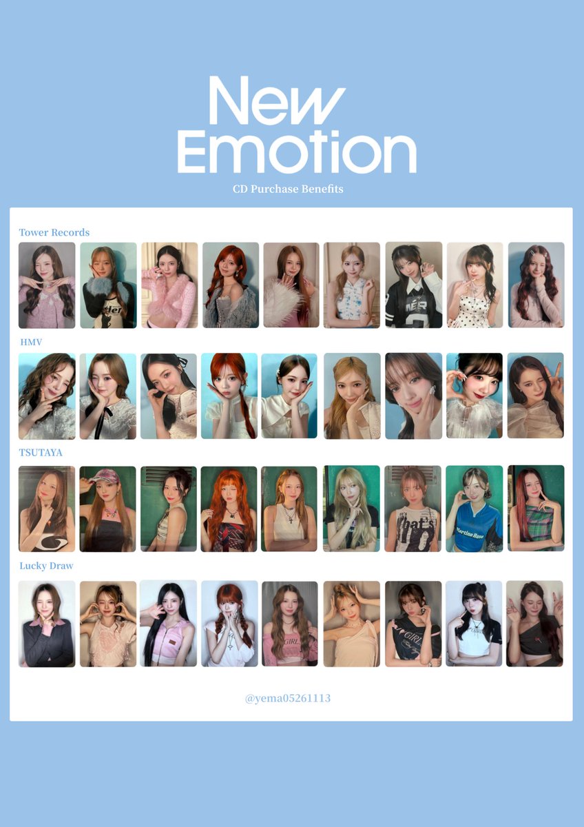 ✦NiziU 3rd Album 𝑁𝑒𝑤 𝐸𝑚𝑜𝑡𝑖𝑜𝑛 CD 購入 特典 トレカ一覧