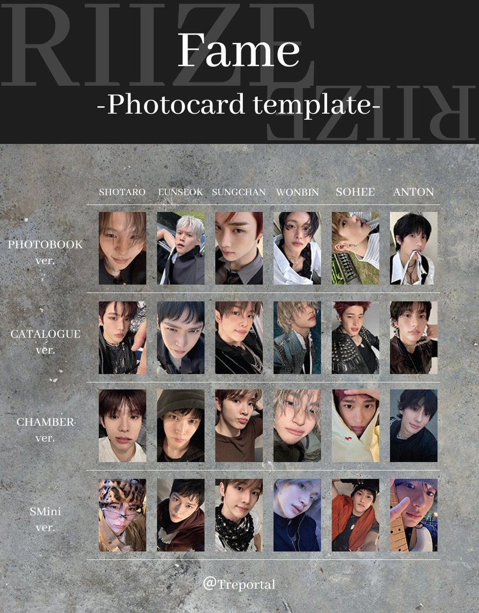 BRIIZEさん集合‼️ ＼ RIIZE The 2nd Single Fame 一足先に封入個人