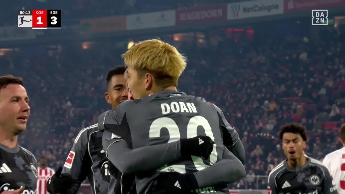 フランクフルト🇩🇪堂安律のアシスト👟 今シーズンリーグ戦3G4A