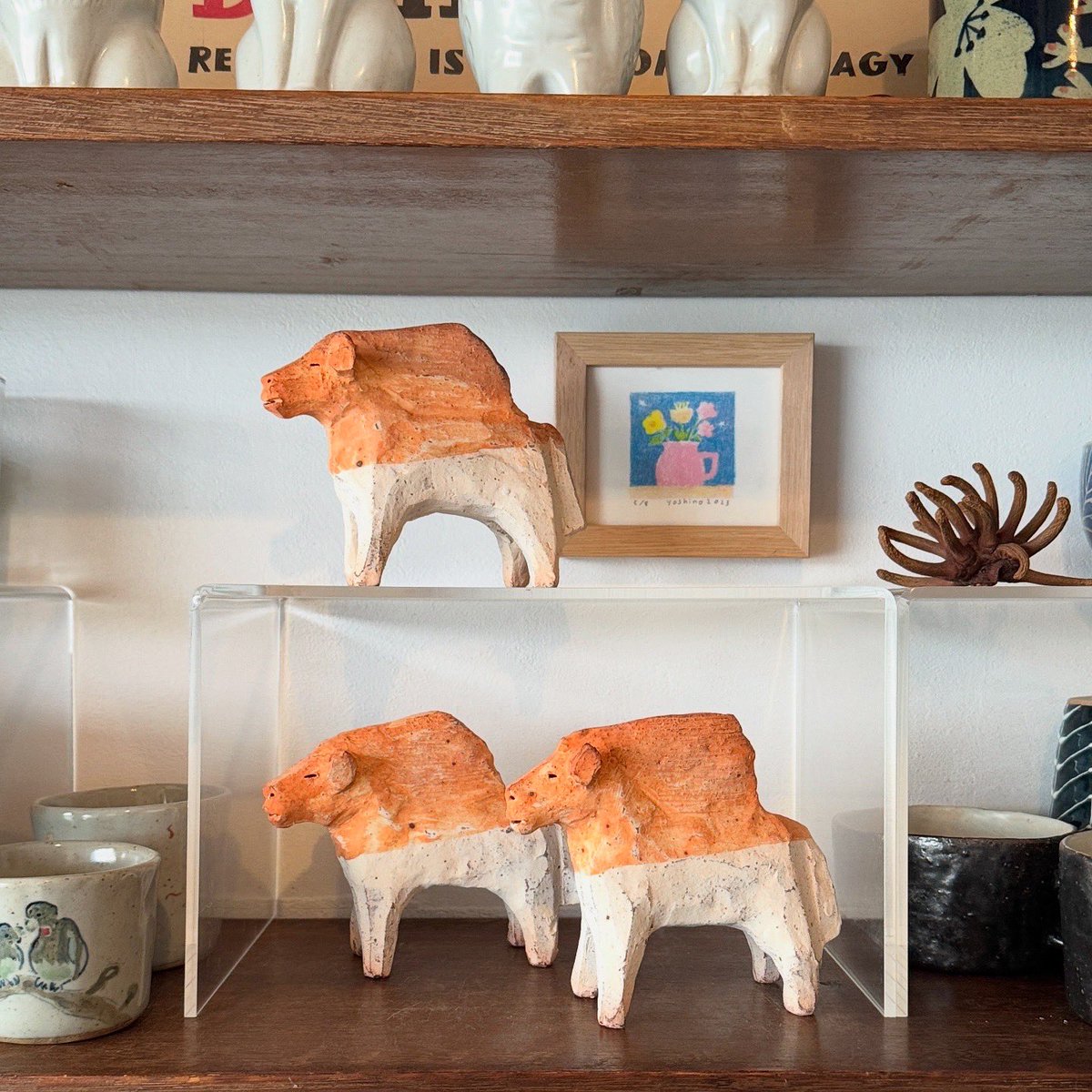 来年は午年（馬）🐎 石原稔久さんが作る干支の置物「風に立つ馬」届い