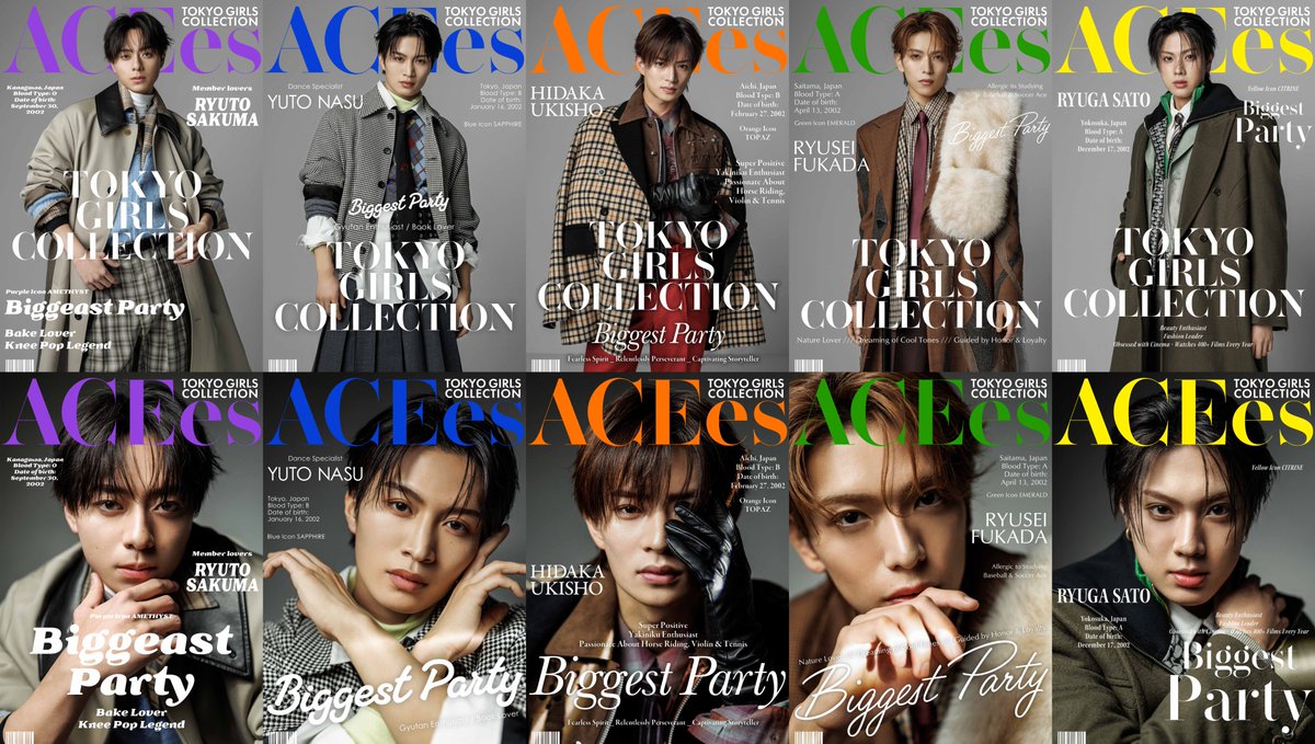 ACEes、TGCのための 撮り下ろしビジュアル＆ムービー公開❗️ TGC20