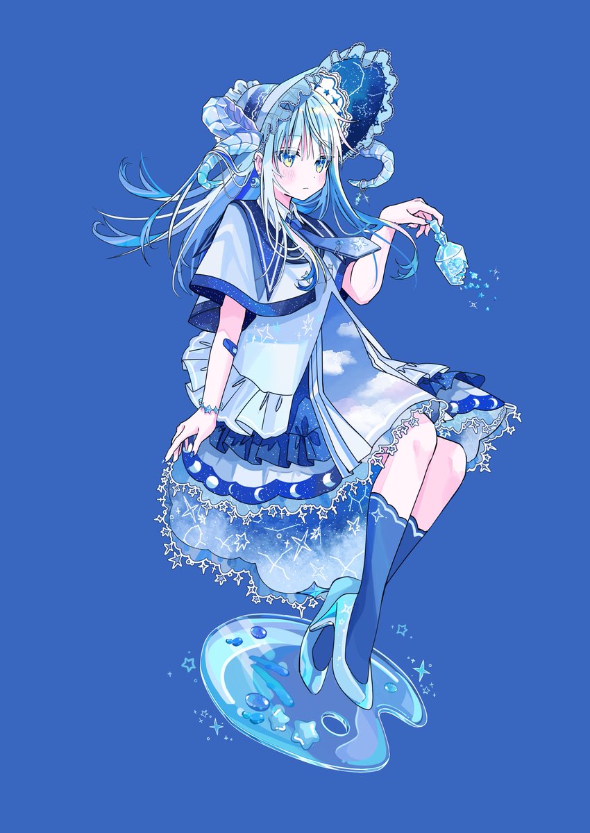 MIMIさまの楽曲『星涙哀歌』イラストを描かせていただきました