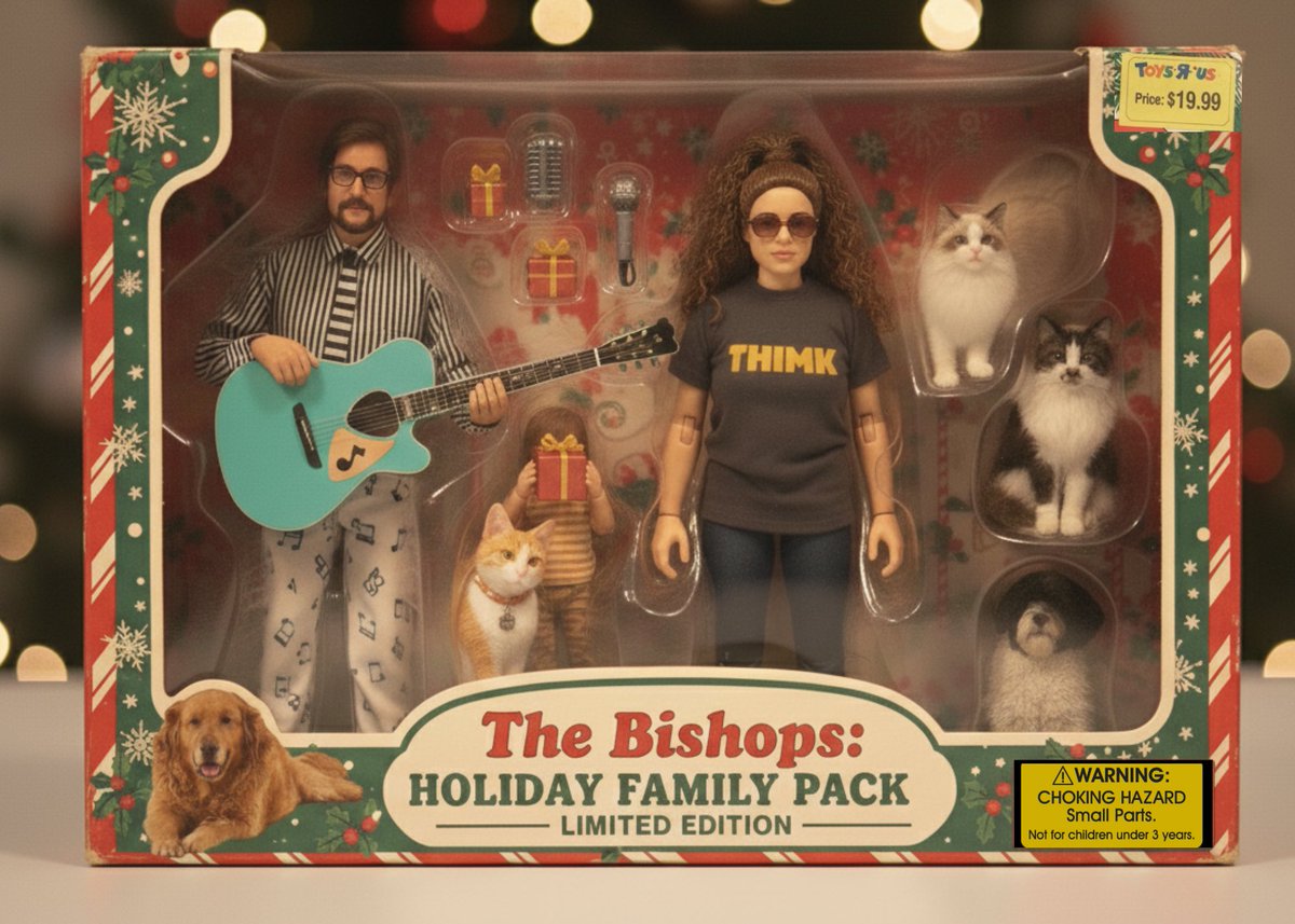 Merry Bishmas and Happy Holidaze! From our limited-edition family