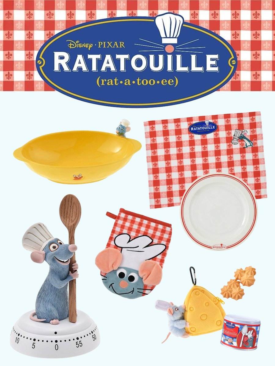 ━━━━━━━━ #ディズニーストア 1月発売予定⋆˙⟡ 🧀レミーの