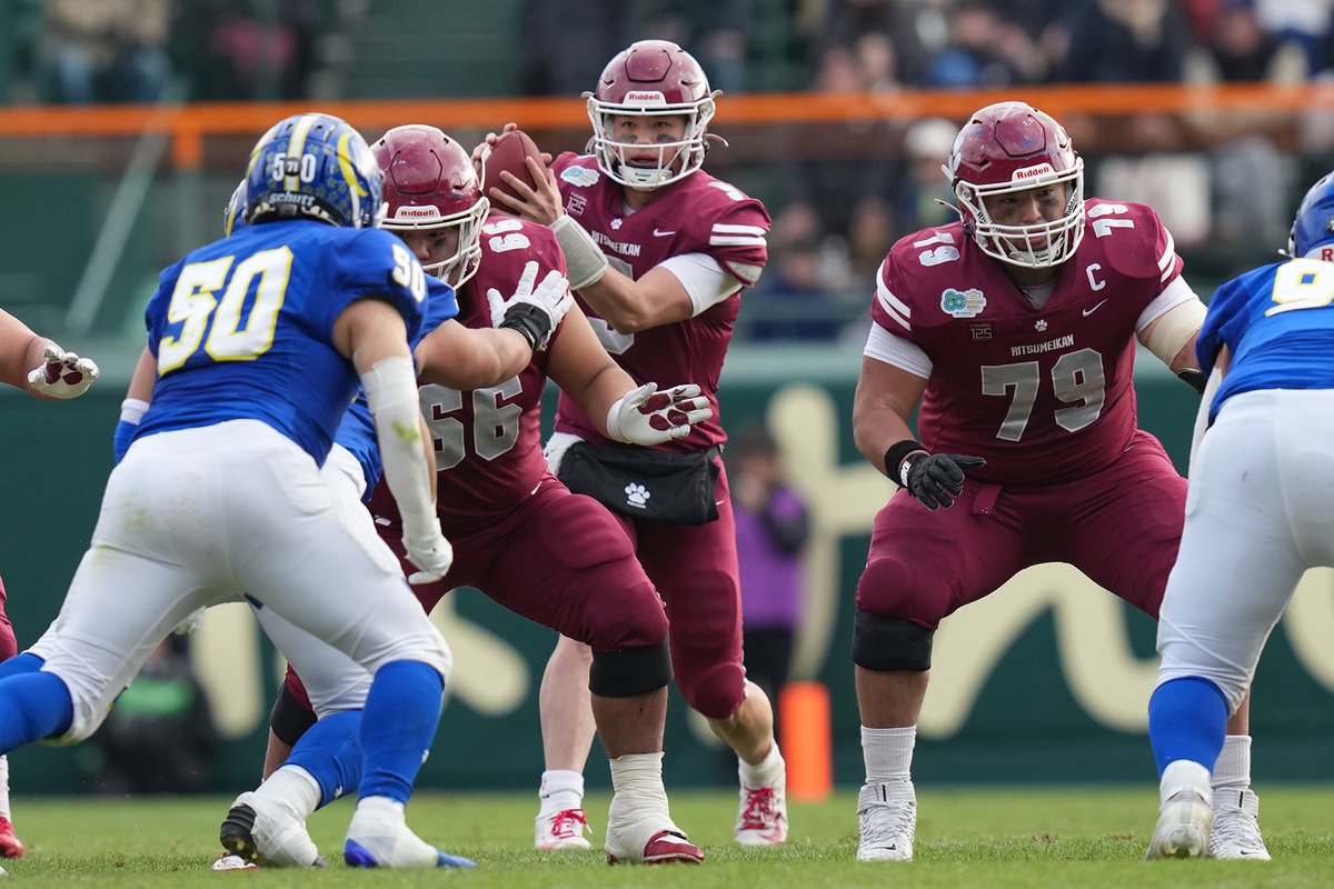 立命館大・竹田のQBランは一つの鍵でした。【毎日甲子園ボウル】立命館