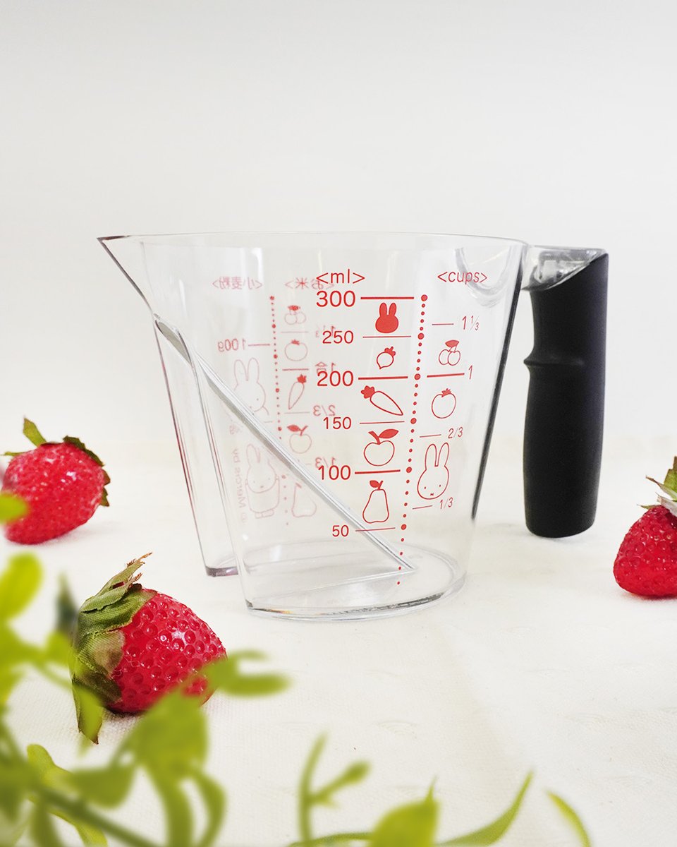 ○好評発売中♪ miffy style限定 見やすい計量カップ○ ミッフィーの
