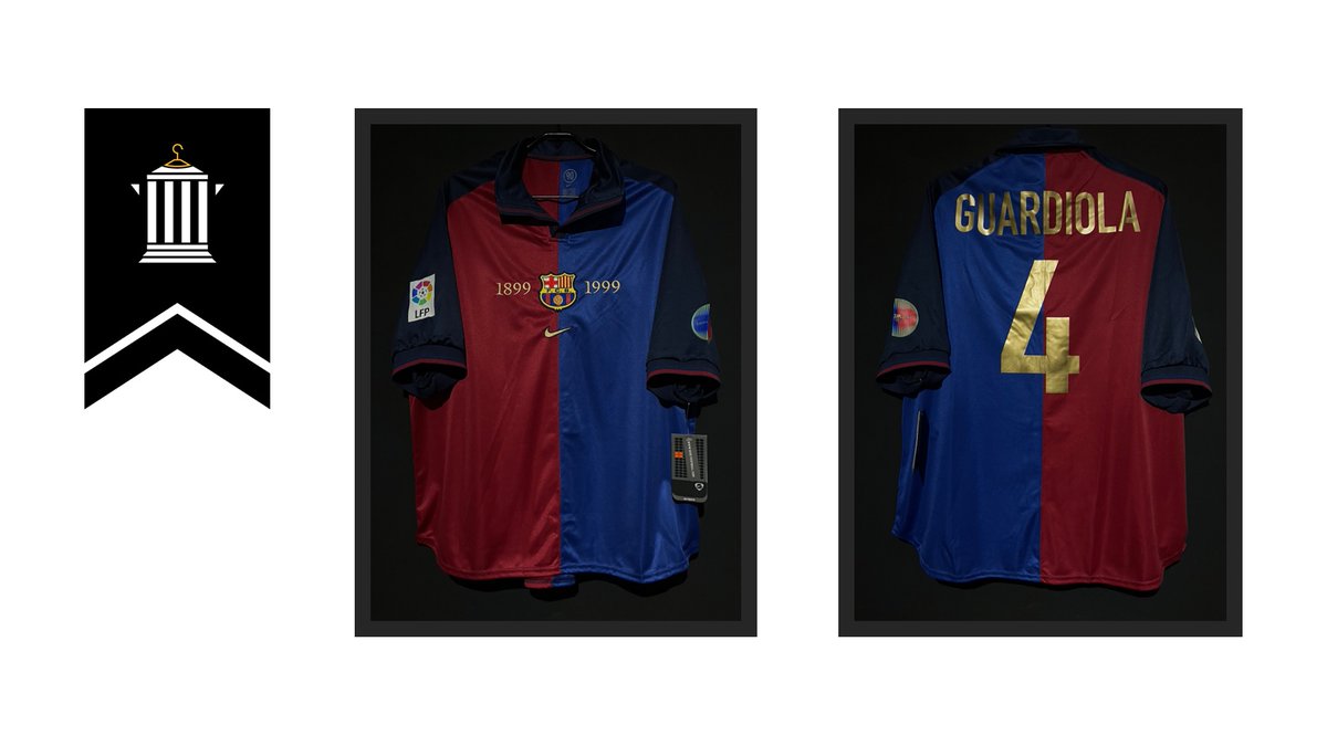 01/02FCバルセロナ GUARDIOLA 4 ホームユニフォーム NIKE FCバルセロナ