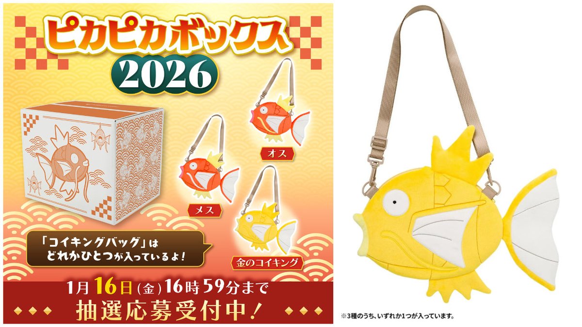 ポケモン福袋の再販きたーーッ💛 「ピカピカボックス2026」⚡️ 今年は