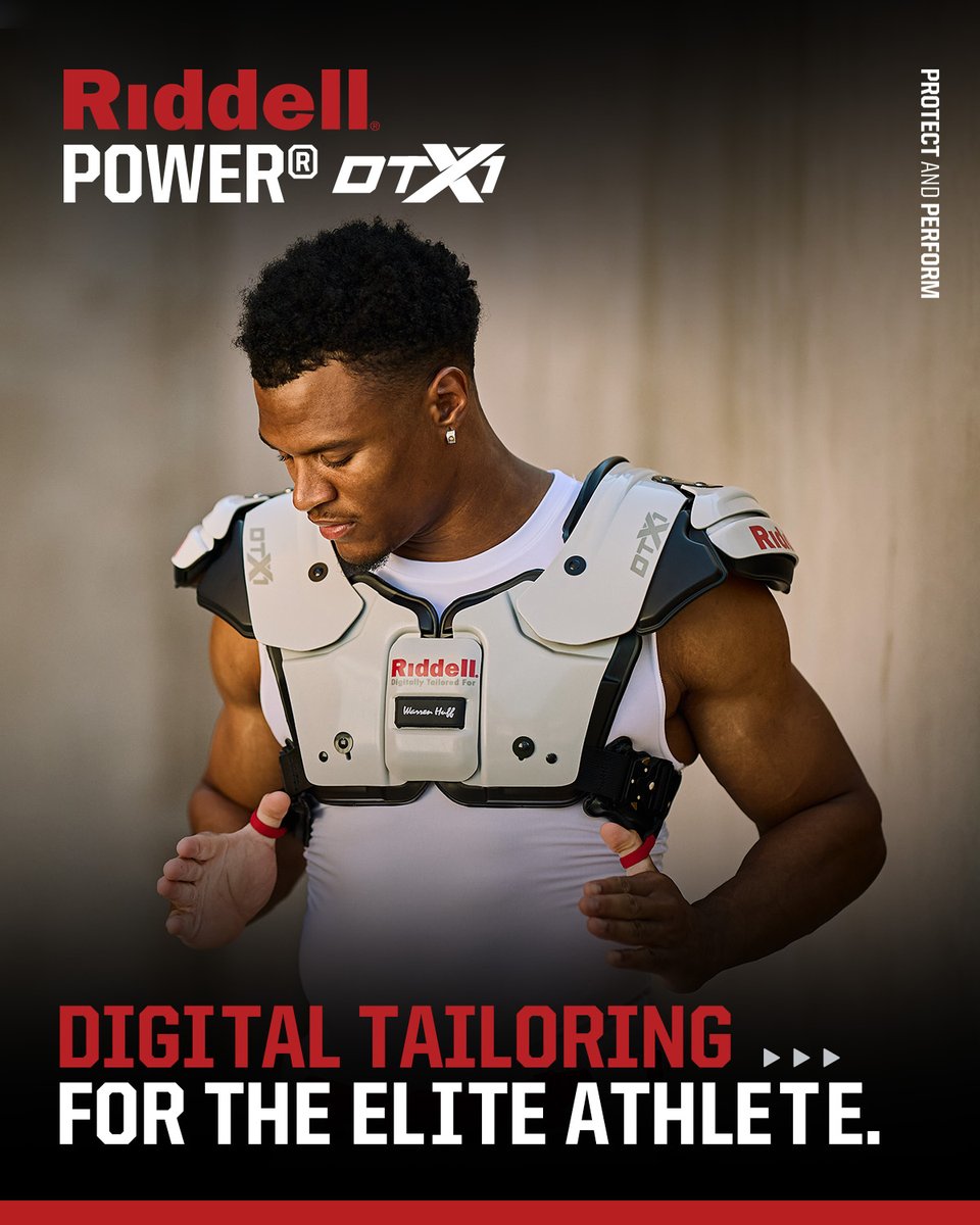 Riddell Power OTX1が公開 従来のショルダーパッドより、いくつもの