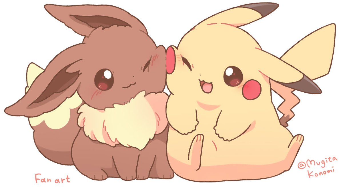 イーブイ ,ピカチュウ 「いちゃいちゃピカブイ」|麦田このみ