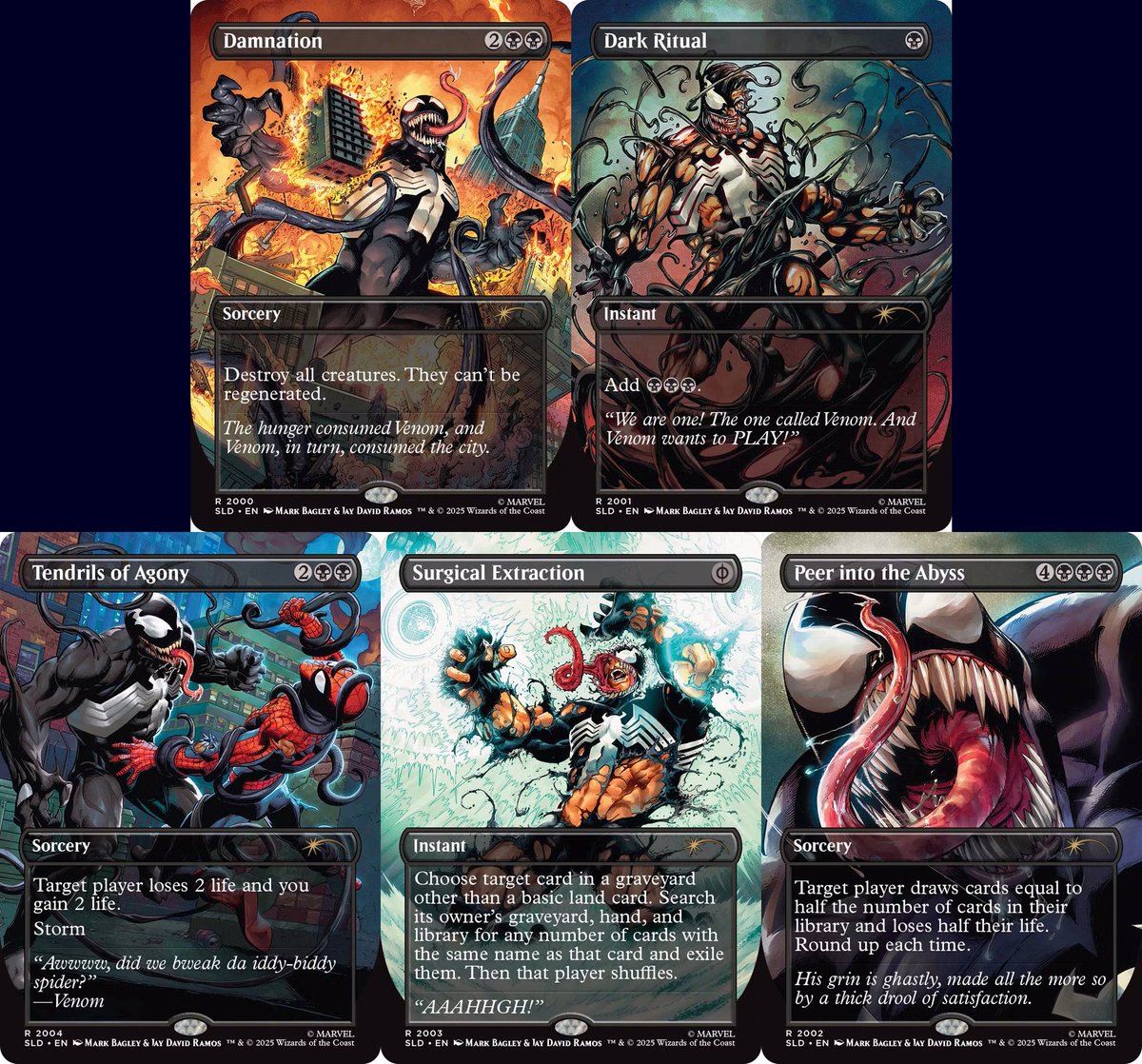 Secret Lair】 『Secret Lair x Marvel's Spider-Man: Venom Unleashed