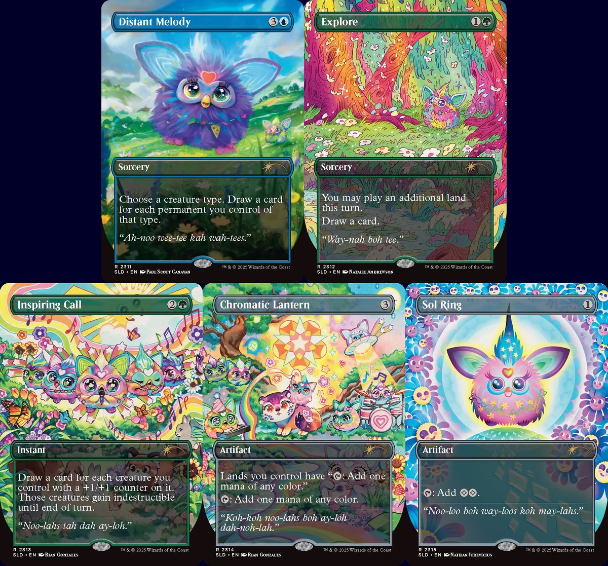 Secret Lair】 おもちゃ『ファービー』とのコラボSL第一弾『Secret