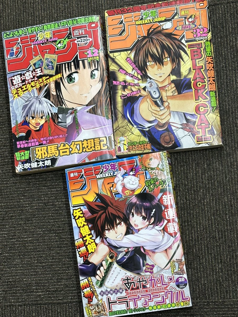 親切なファンの方から、「邪馬台幻想記」「BLACKCAT」「あやかし