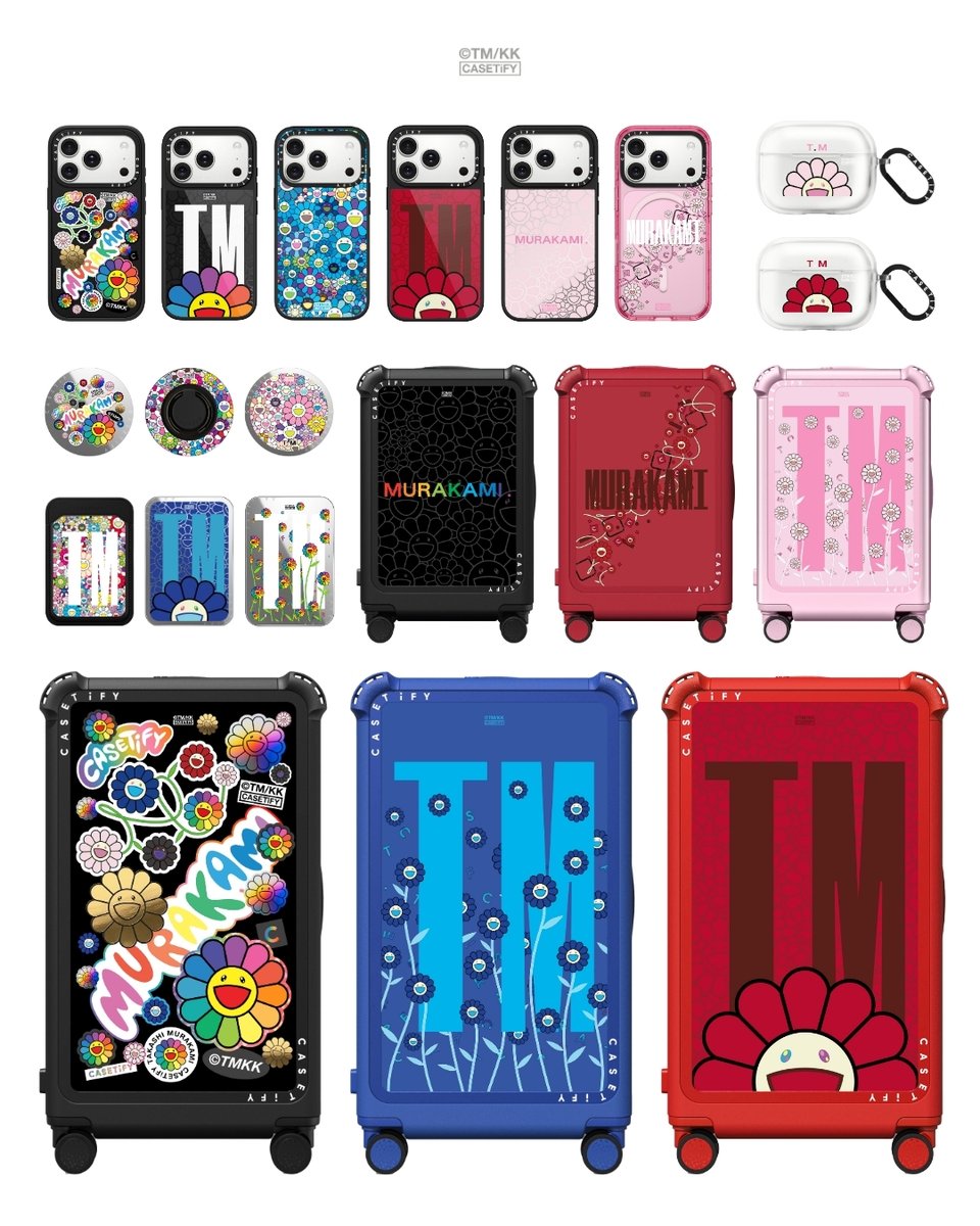 フラワーが満開に咲き誇る。 村上隆 x CASETiFY、まもなく発売開始