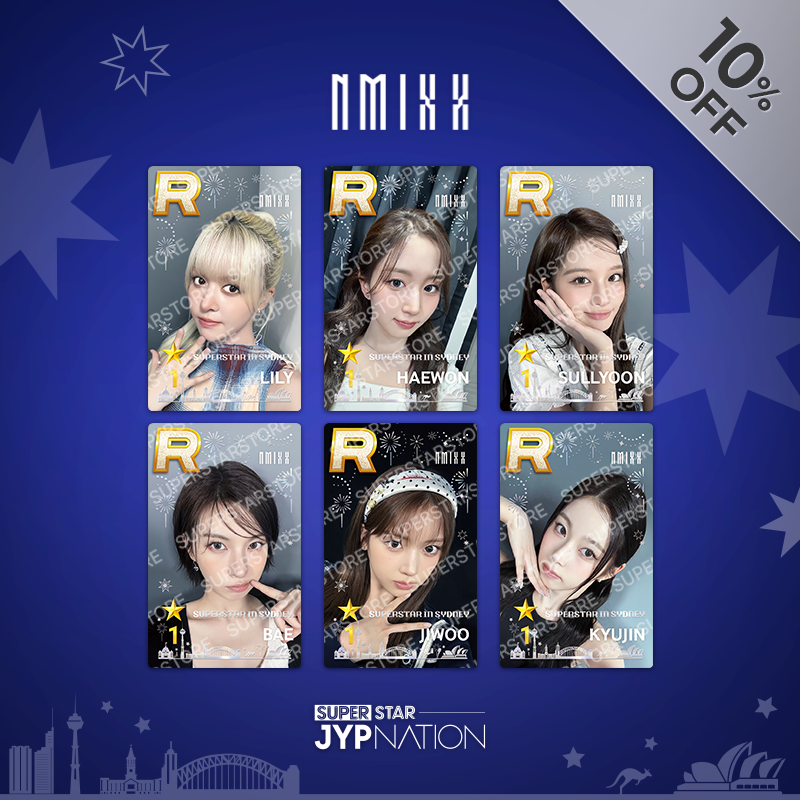NMIXX ジウ SUPERSTAR SSJYP シドニー 限定 トレカ 2026年最新】ssjyp