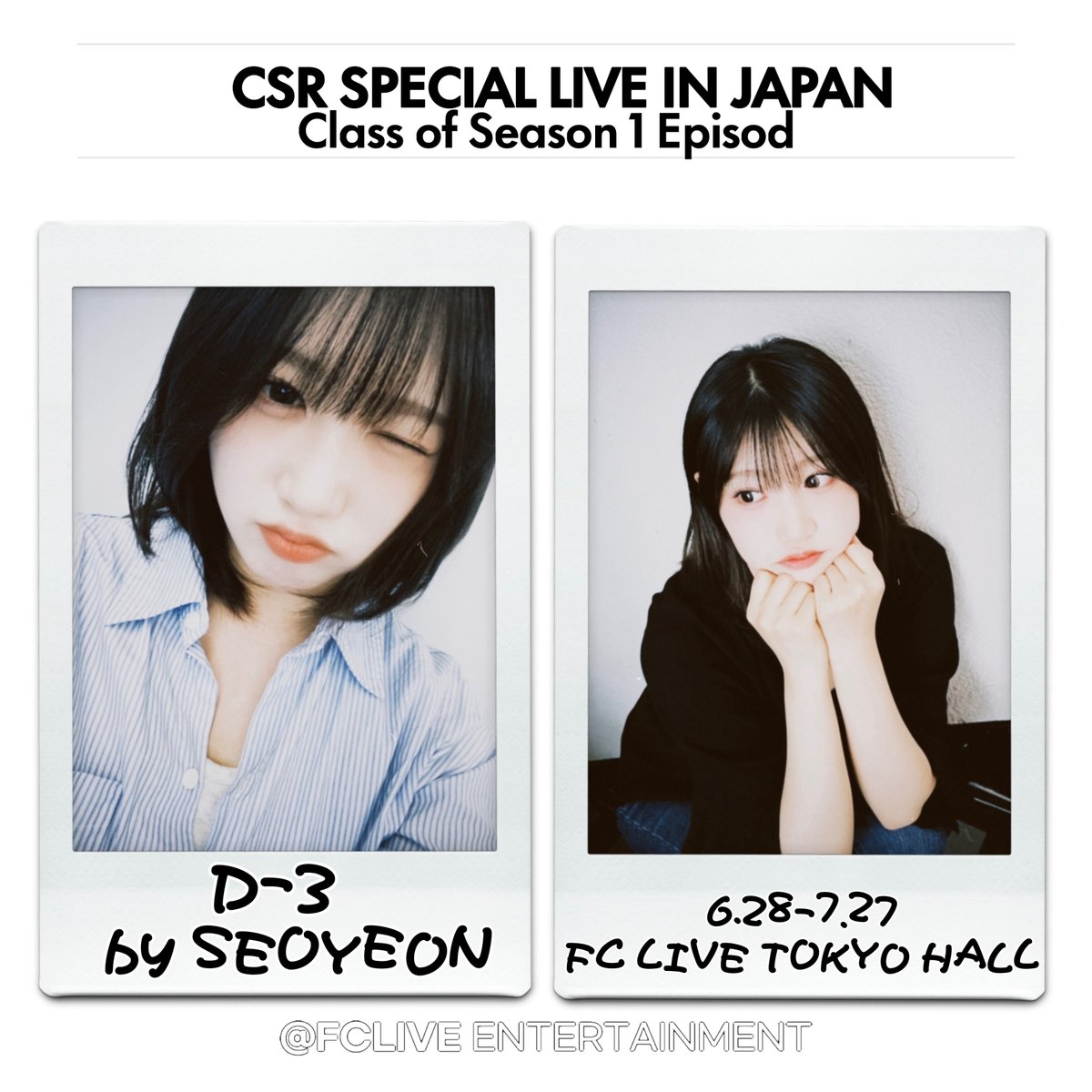 📸】 🌻D-3 #SEOYEON 🌻 #CSR SPECIAL LIVE EVENT IN JAPAN FREE MINI