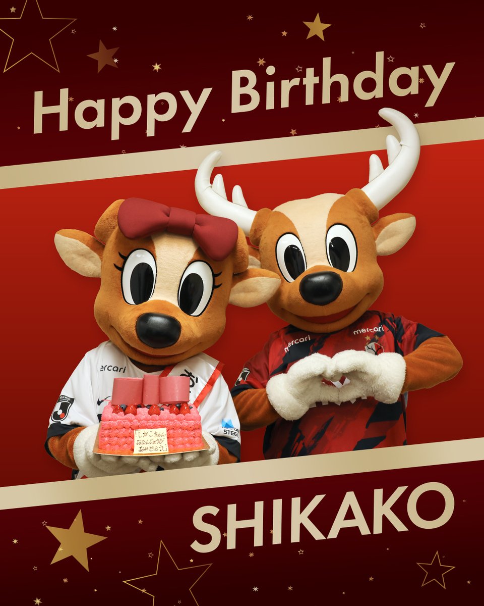 🎂🎂━━━━━━━━━━━━━━━ 今日は、#しかこ の誕生日です