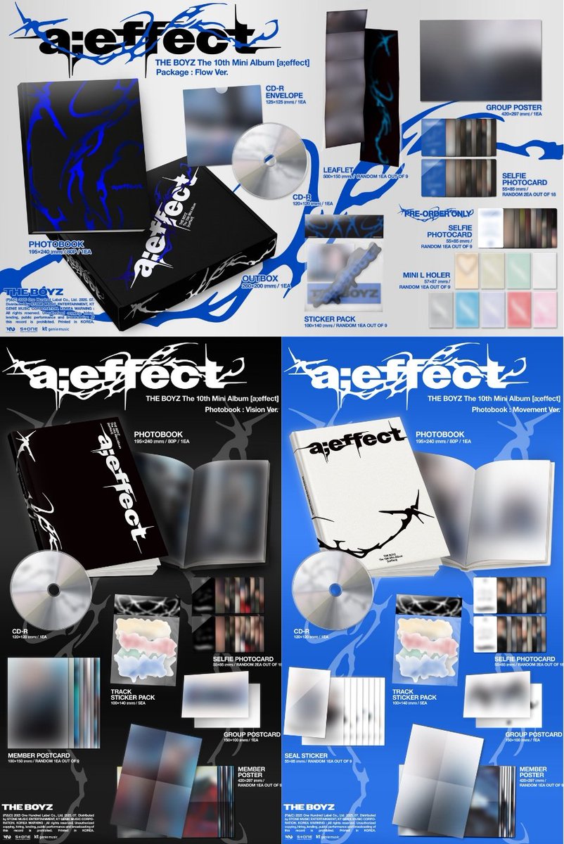 🤍🤍🤍 #THEBOYZ [a;effect] 🤍🤍🤍 ＼ トレカ絵柄 公開 ／ 予約リンク