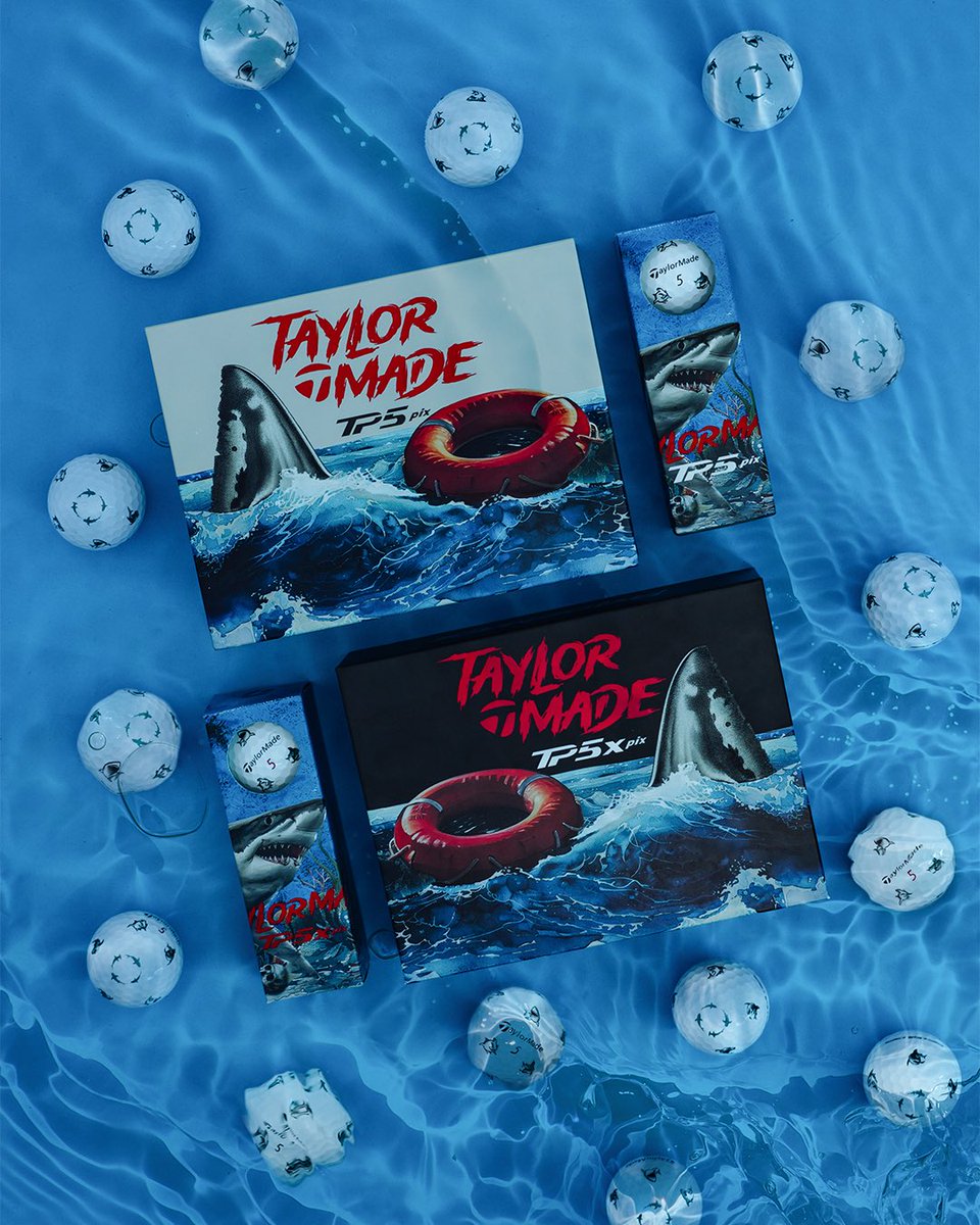 限定アイテム「TP5/TP5x pix™ シャーク」ボール登場🦈 サメのように