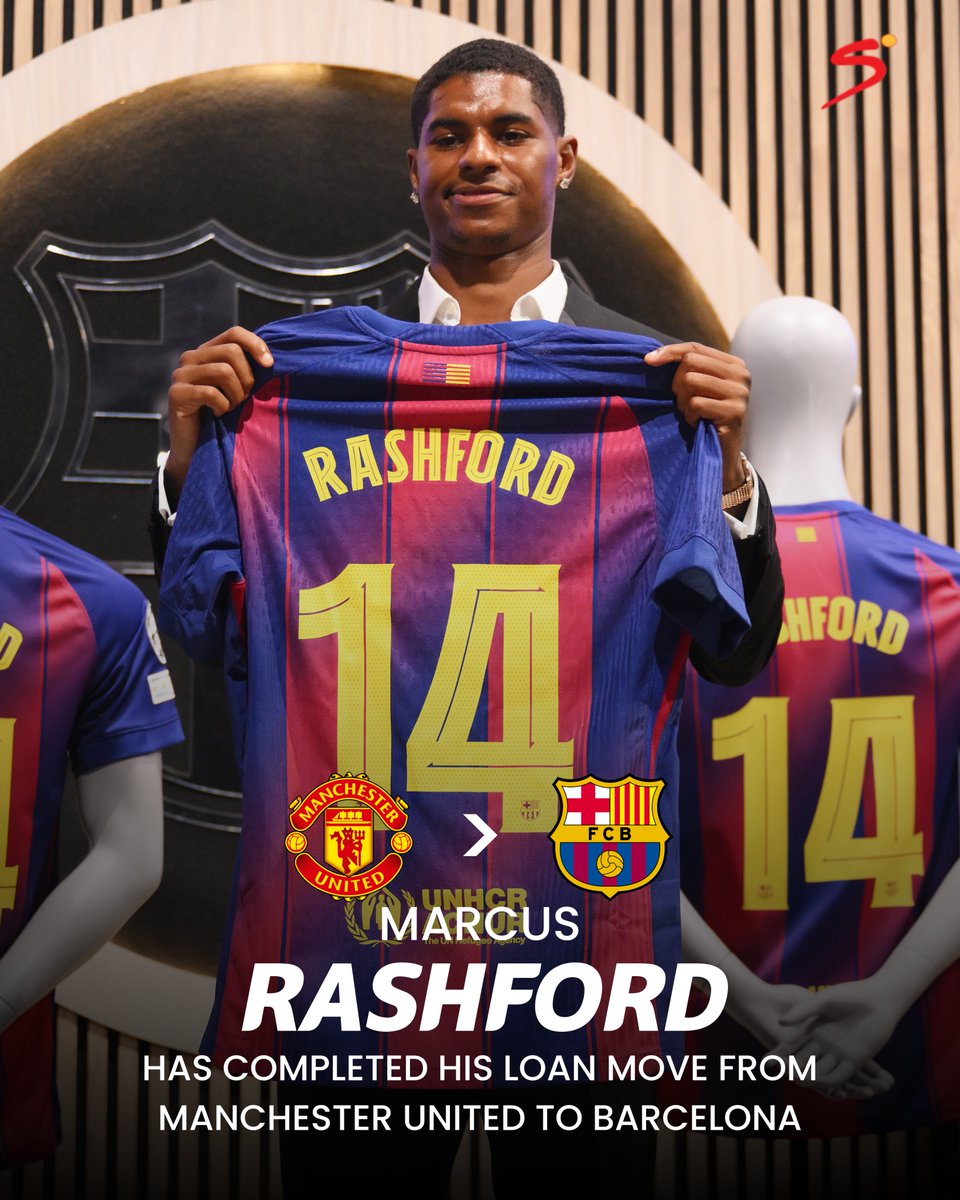 Marcus Rashford joins the Spanish Champions on loan 🚨 The 27-year