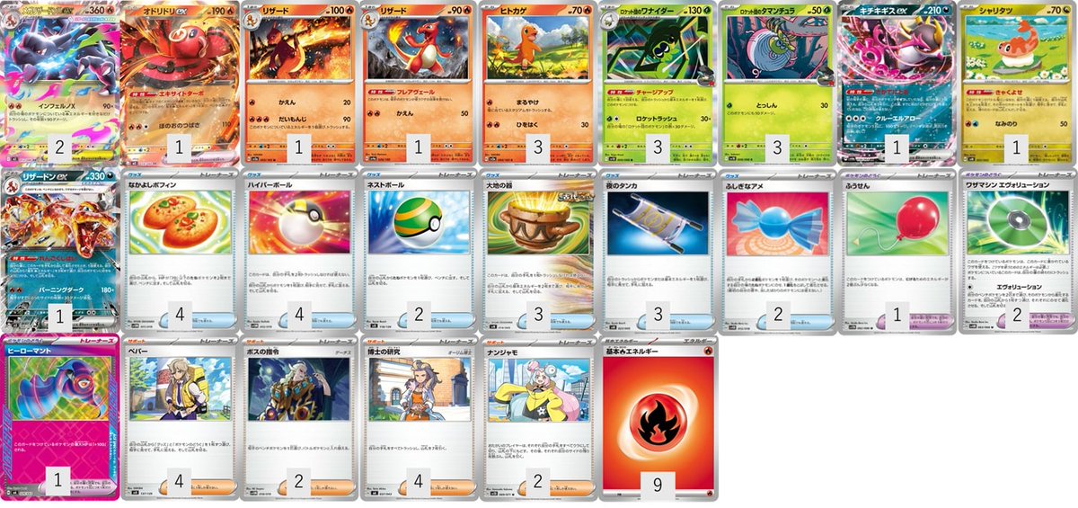 デッキ 【ハイレアリティ】メガリザードンXex