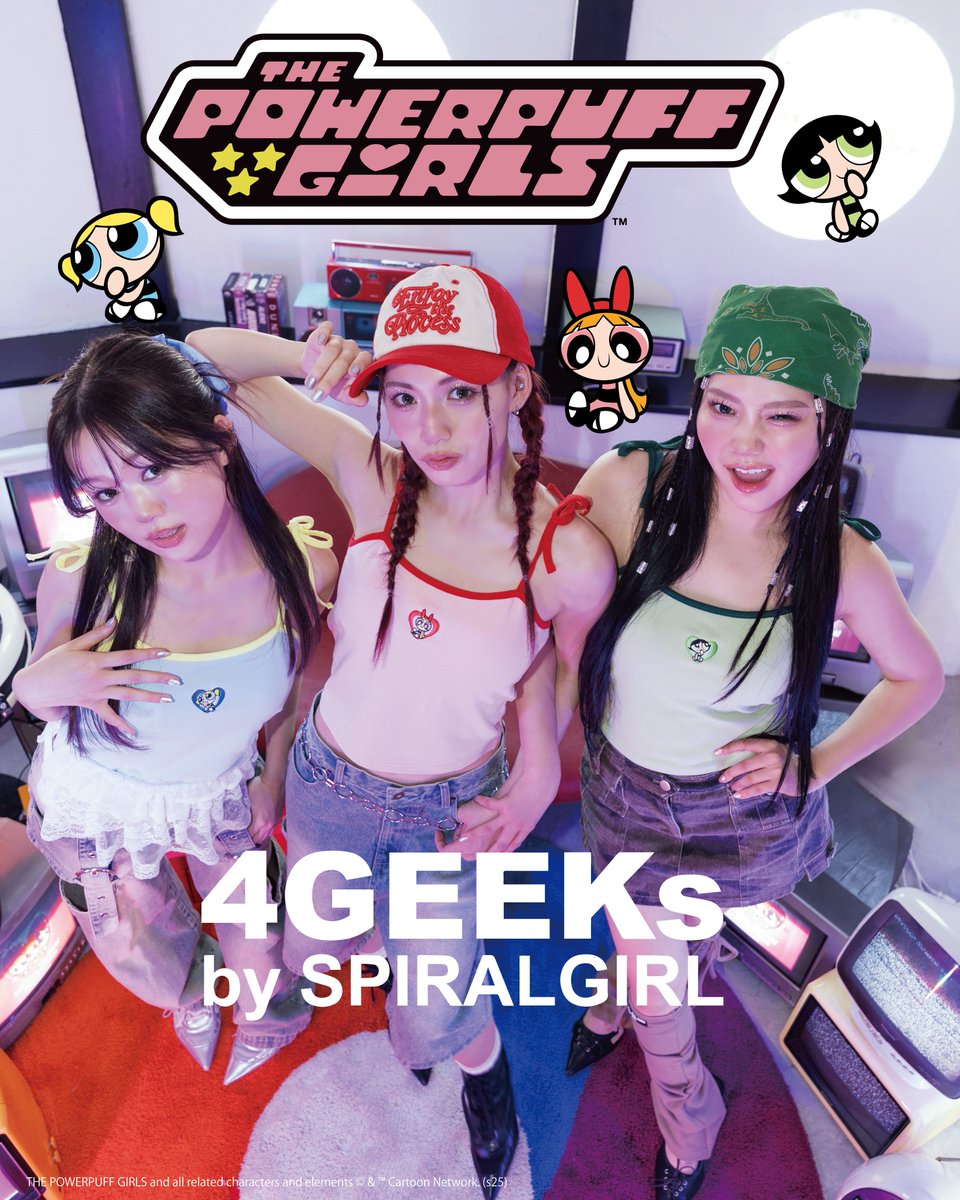 ラフォーレ原宿にて 期間限定展開中🩷🩵💚 「4GEEKs by SPIRALGIRL