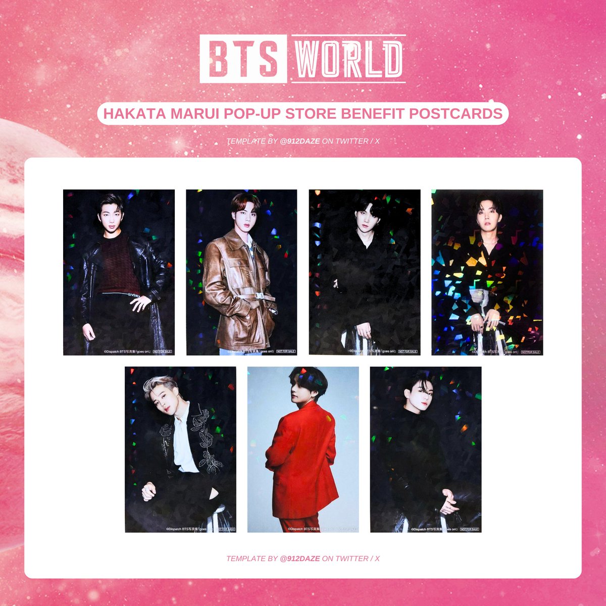 BTS World K-POP GOODS STORE in Japan Pop-Up Purchase Benefits