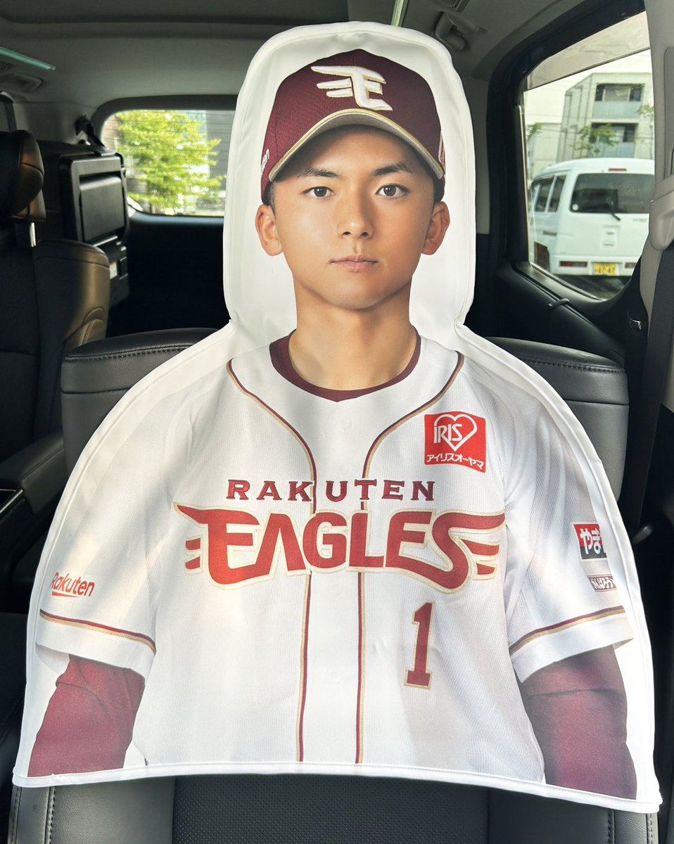 1等：助手席プレイヤーズカバー】 助手席に選手が乗っている擬似体験を