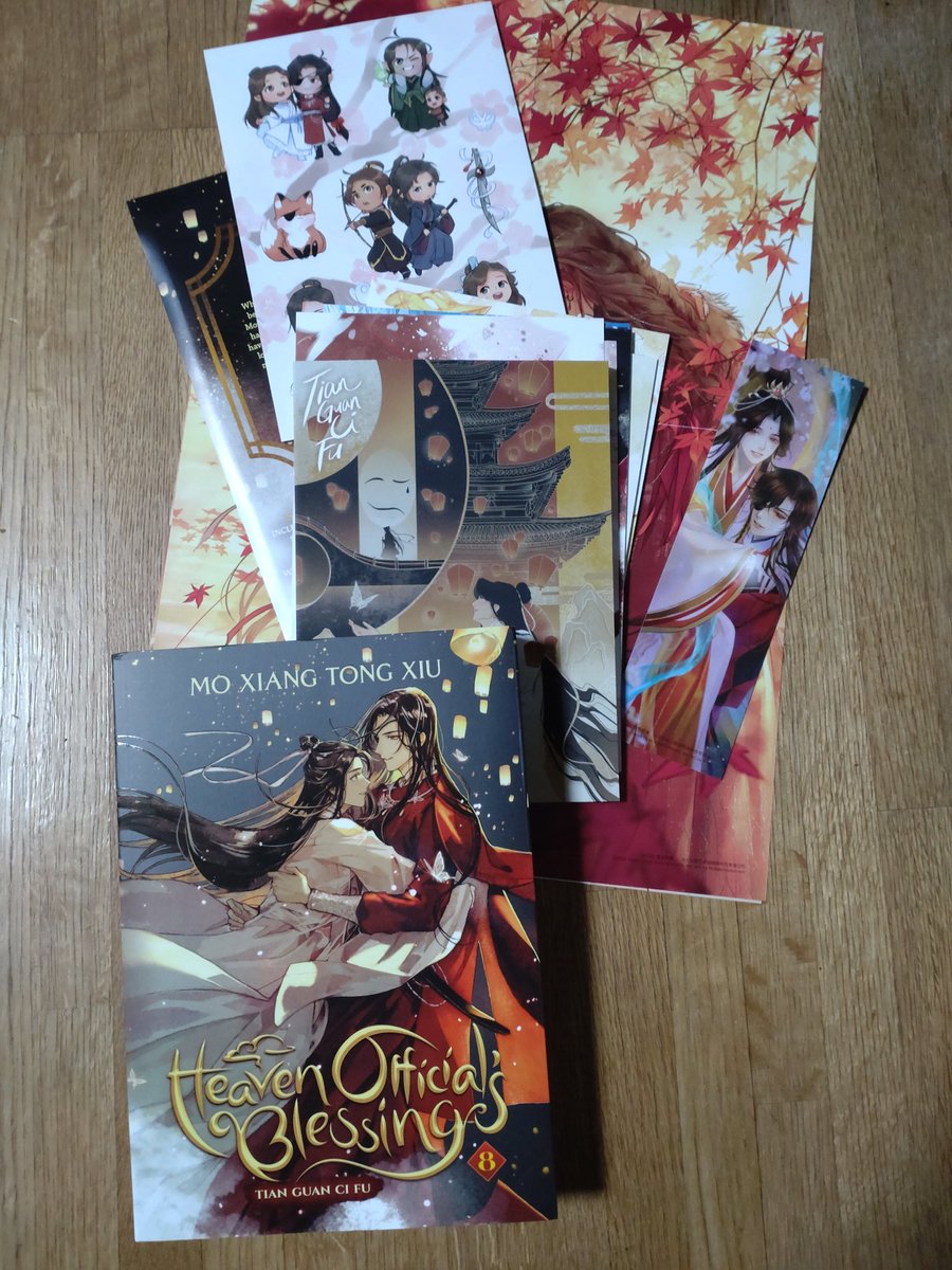 本日届いた天官賜福 英語版8巻 スペシャルエディション♥