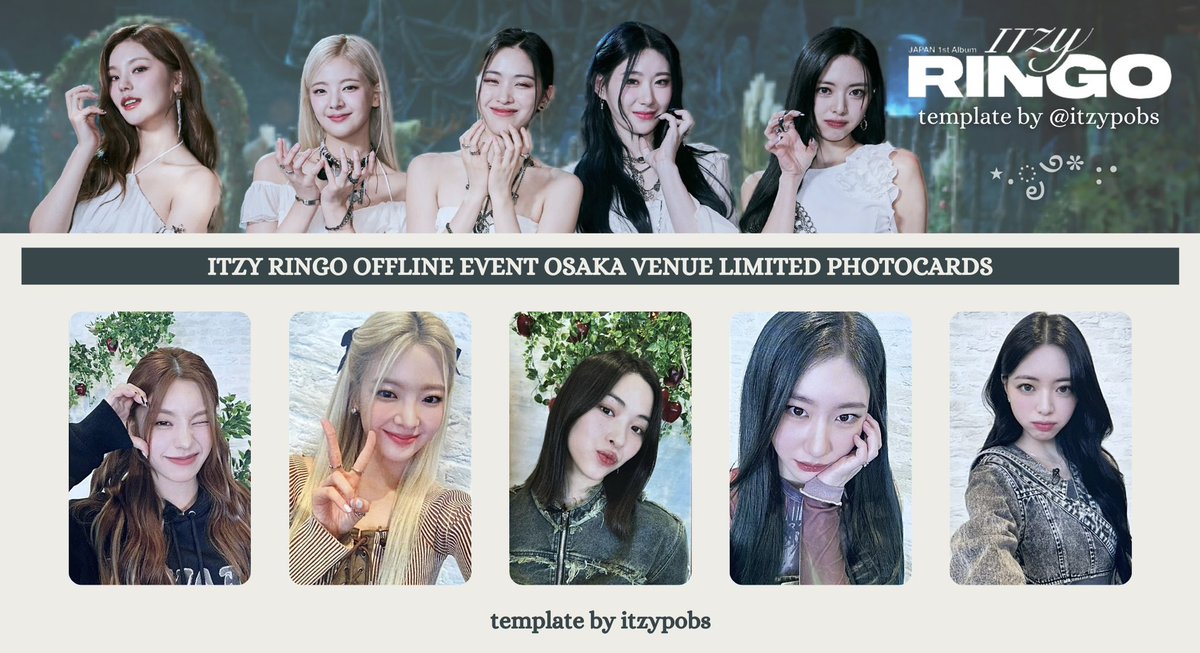 🍎 ITZY RINGO pobs / poca / pcs 있지 RINGO 포카 offline event