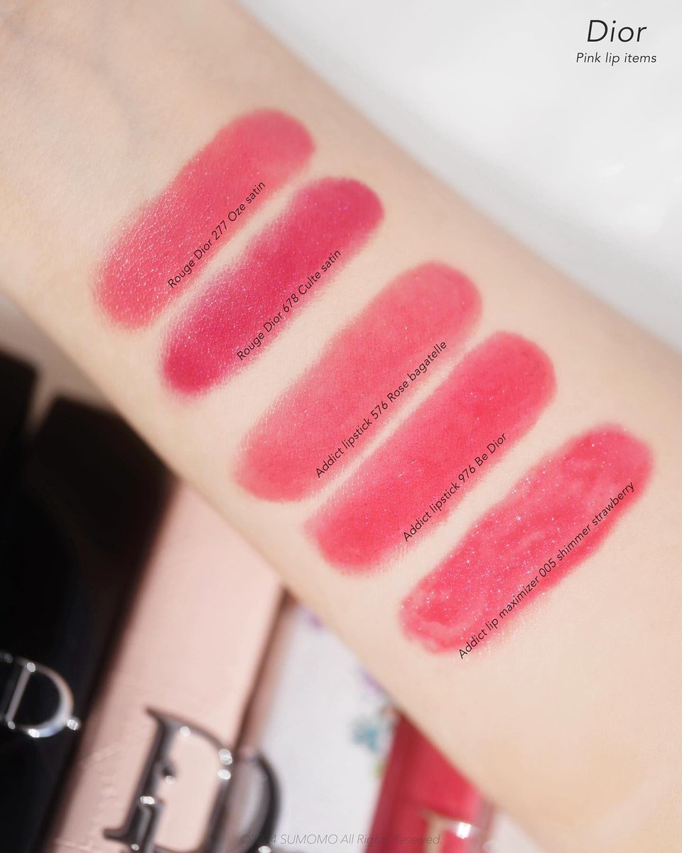 Diorの大好きなピンクリップ5選𓂃 𓈒𓏸 ルージュディオール578は今も