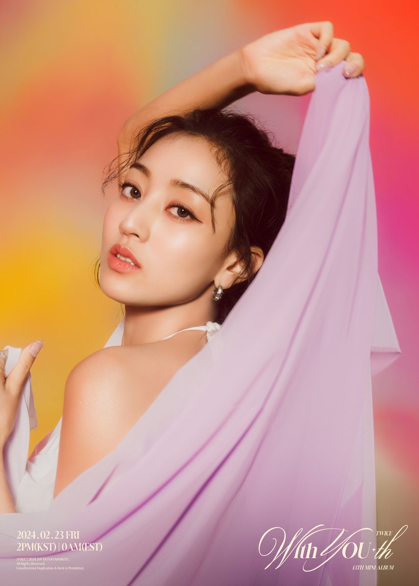 TWICE 13TH MINI ALBUM “With YOU-th” ❤‍🔥 Concept Photo #JIHYO