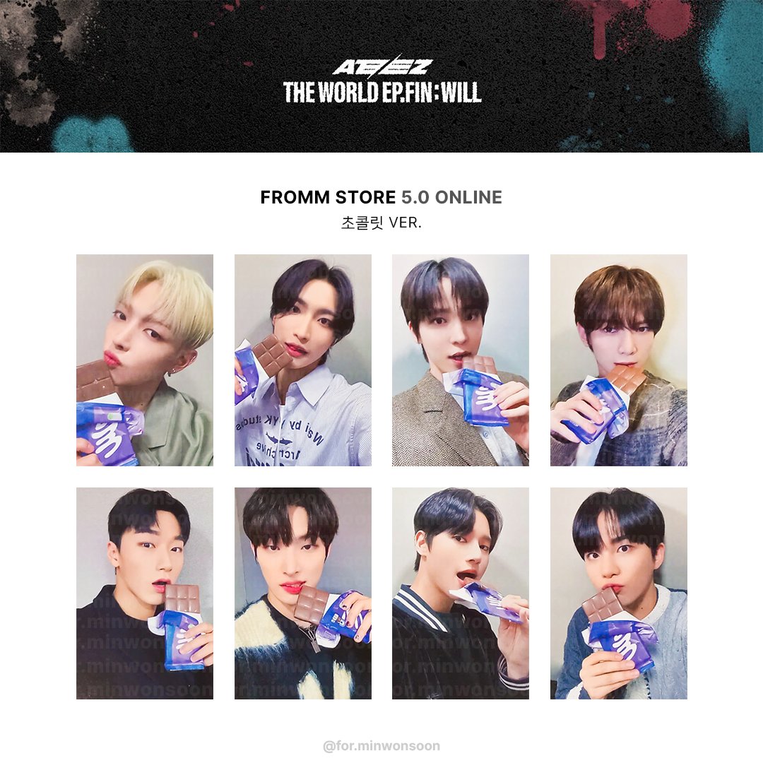 the world ep.fin : will — ot8 photocard template ♡ fromm store